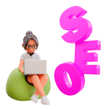 Seo analytics concept 3d illustration png
