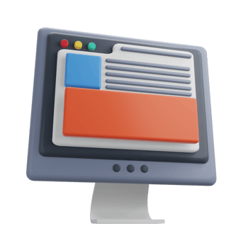 3D Rendered Object for Presentation website and other png