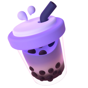 Drink in 3d render for graphic asset web presentation or other png