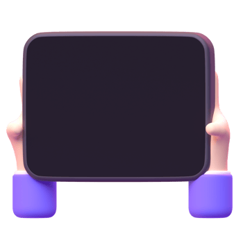 Device Phone in 3d render for graphic asset web presentation or other png