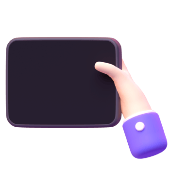 Device Phone in 3d render for graphic asset web presentation or other png