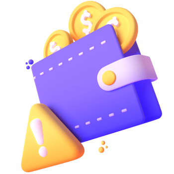 Wallet  in 3d render for graphic asset web presentation or other png