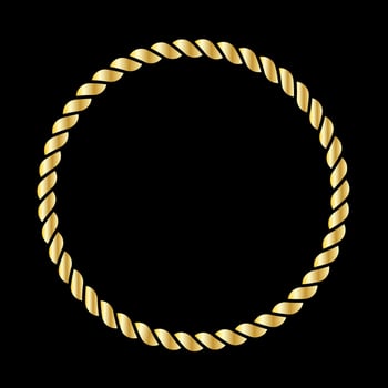 Golden Bracelet Frame vector