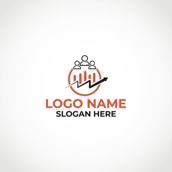 Accounting Logo Template. Finance Logo Template. Finance And Accounting Logo Design Vector With Arrow Graphic Logo.
