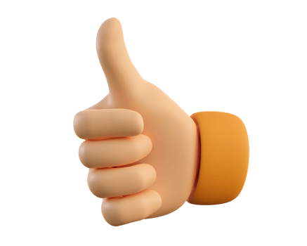 Human hand thumb up png