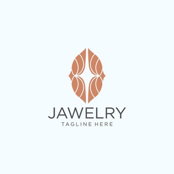 Jewerly logo design icon template vector
