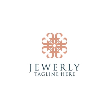 Jewerly logo design icon template vector