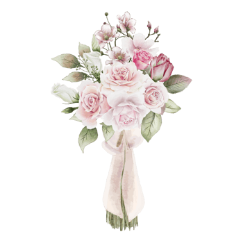 Flower and Leaf Illustration png