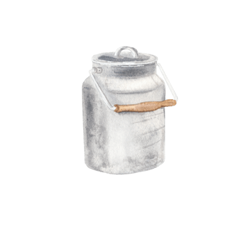 Watercolor fresh milk png