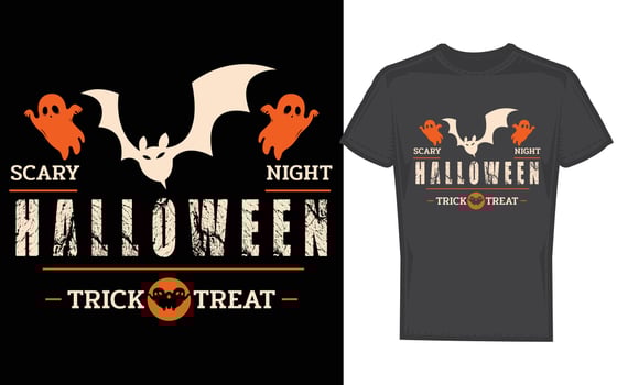 Halloween t-shirt design vector