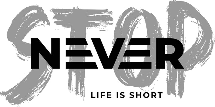 stop life is short T shirt design vector