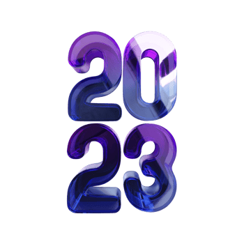 New Year 3D Typography png