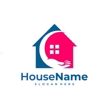 House Care logo designs concept vector. Medical Home logo template vector