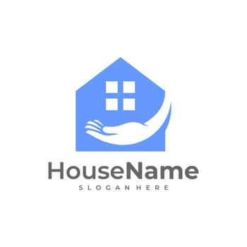House Care logo designs concept vector. Medical Home logo template vector