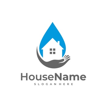 House Care logo designs concept vector. Medical Home logo template vector