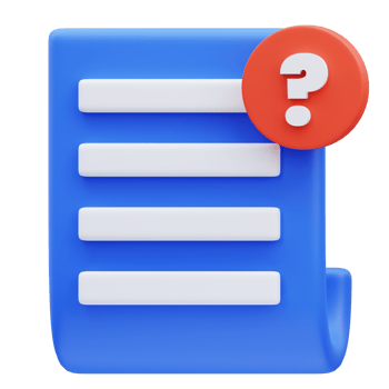 3d render blank document icon illustration png