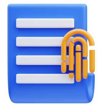 3d rendering of fingerprint document icon illustration png