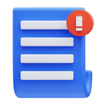 3d rendering of timer document icon illustration png