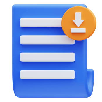 3d rendering of document upload icon illustration png