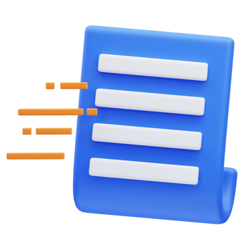 3d rendering of search sending document icon illustration png