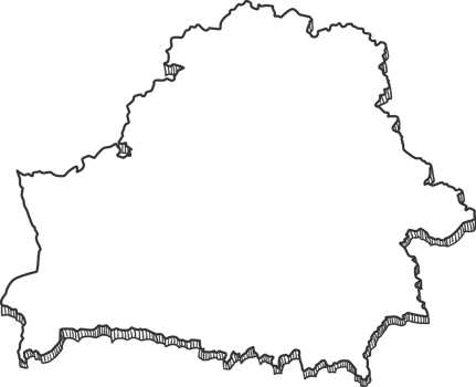 Hand Drawn of Belarus 3D Map png