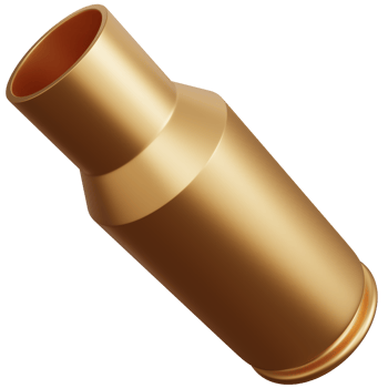 3d rendering gun bullets isolated png