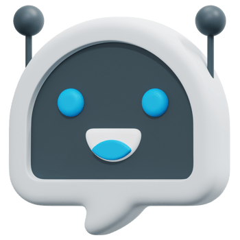 chatbot 3d render icon illustration png