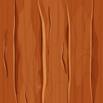 Old wooden texture, cover from planks, ui game background, seamless pattern in cartoon style isolated. Detailed, textured material. . Vector illustration