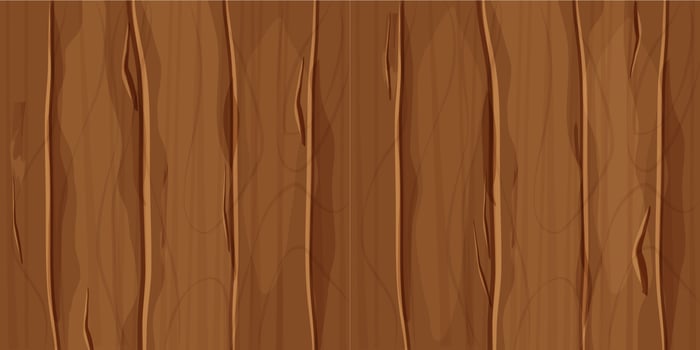 Old wooden texture, cover from planks, ui game background, seamless pattern in cartoon style isolated. Detailed, textured material. . Vector illustration