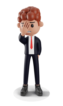 3d depressed businessman png