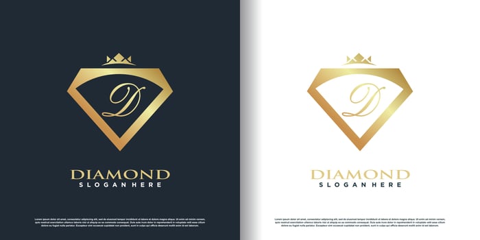 palm tree logo desaign vector with creative concept premium vector