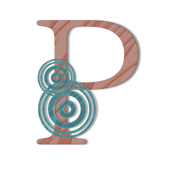 Letter P on a transparent background png