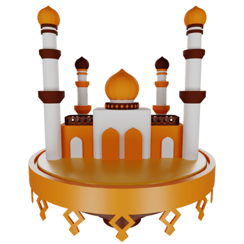 3d mosque illustration png