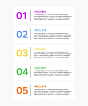 Business infographic timeline with 5 steps option. Business infographic template. Presentation infographics template with timeline process. Infographic timeline process. vector