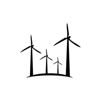 wind design logo vector