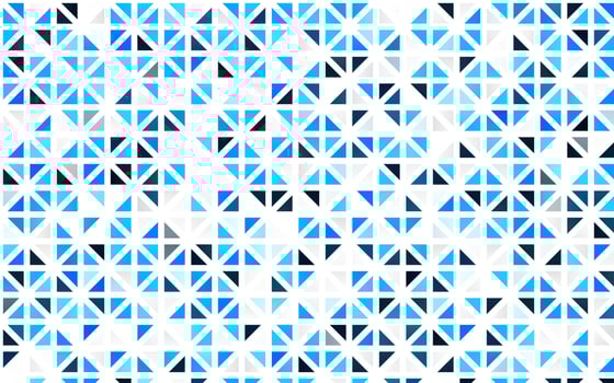 Light BLUE vector seamless pattern in polygonal style.
