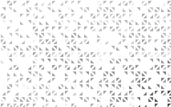 Light Silver, Gray vector cover in polygonal style.