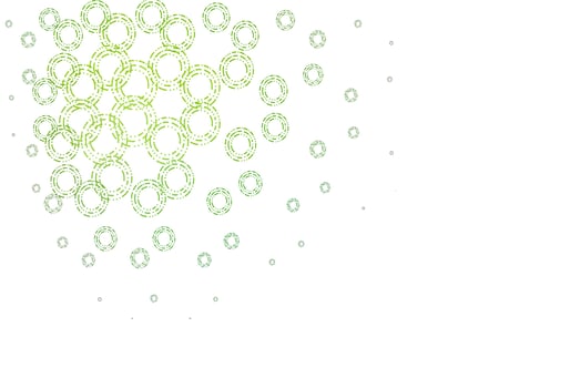 Light green vector texture with disks.