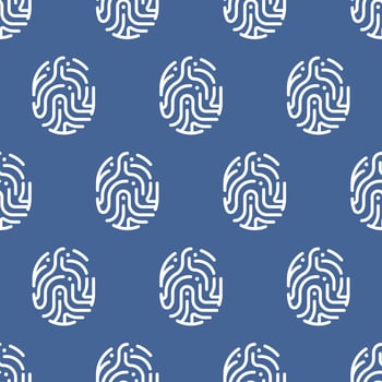 Vector illustration of a fingerprint pattern. Security Society.