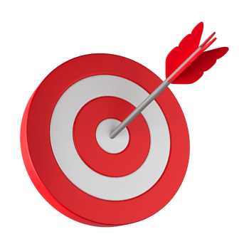Arrow Target Business 3D png