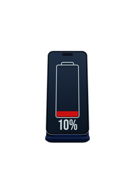 Wireless Smartphone Battery Charging Percentage Indicator Symbol 3D Illustration png