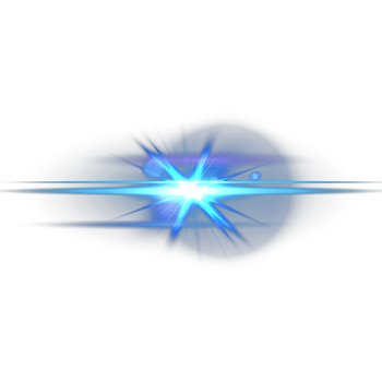 Blue lens flare png