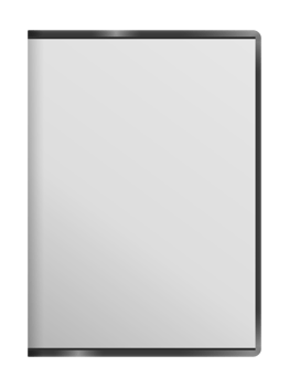 Blank white DVD case png