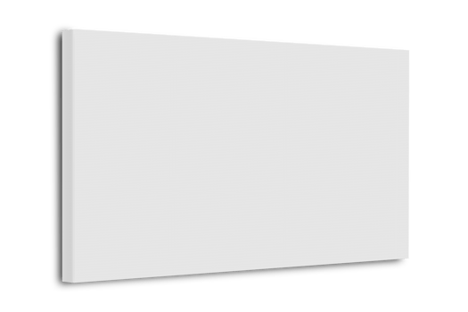 White blank canvas frame png