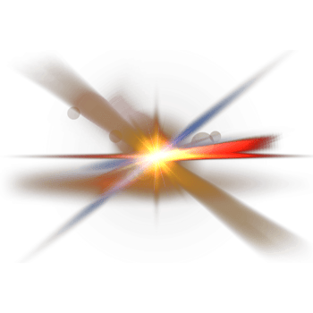 Orange lens flare png