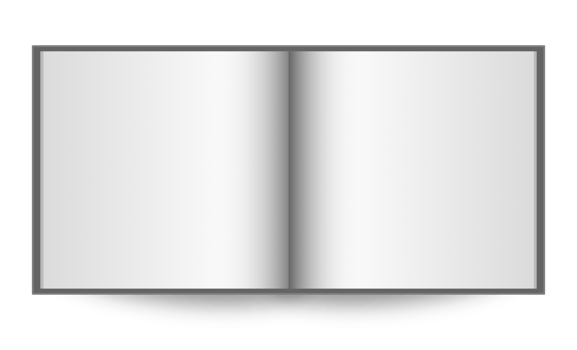 Blank open book png