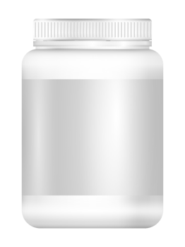 3d illustration of blank Medicine Bottle png