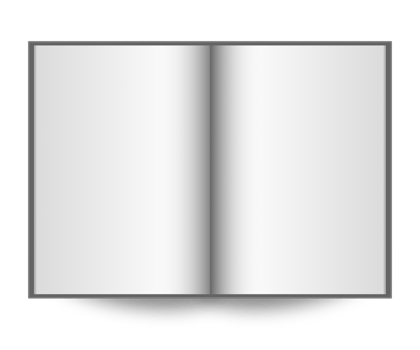 Blank open book png