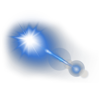 Blue lens flare png