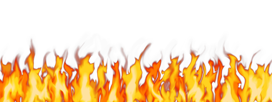 Illustration of burning fire flame png